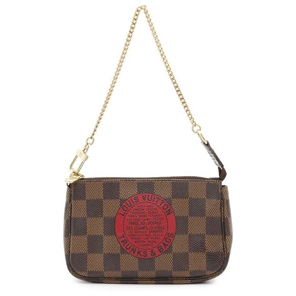 LOUIS VUITTON Brown Damier Pouch - Picture 1 of 9